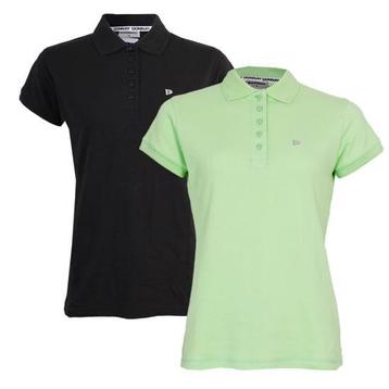 Donnay Donnay Dames - 2-Pack - Polo Shirt Lisa - Zwart & beschikbaar voor biedingen