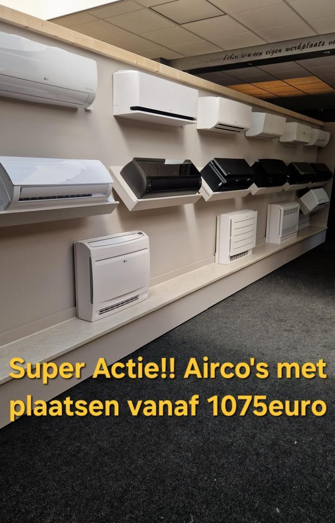 Airco monteur/installatie,split Airco unit inclusief montage, Witgoed en Apparatuur, Airco's, 100 m³ of groter, Koelen en Ontvochtigen
