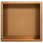 Wiesbaden Demis Inbouwnis - 30x30x7cm - Geborsteld Brons, Ophalen of Verzenden, Nieuw, Rvs