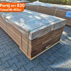 Vlonderplank Bangkirai 3350x145x21mm, Ophalen of Verzenden, Nieuw