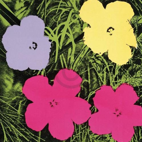 Kunstdruk Andy Warhol - Flowers C. 1964 60x60cm, Huis en Inrichting, Woonaccessoires | Schilderijen, Tekeningen en Foto's, Nieuw