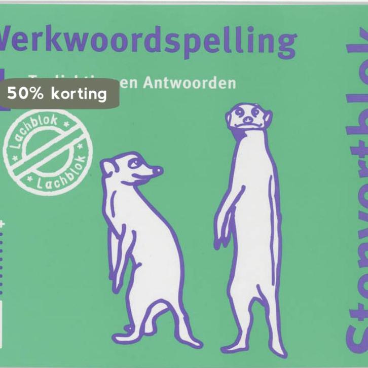 Stenvert Werkwoordspelling 1 Toelichting en Antwoorden, Boeken, Schoolboeken, Zo goed als nieuw, Verzenden