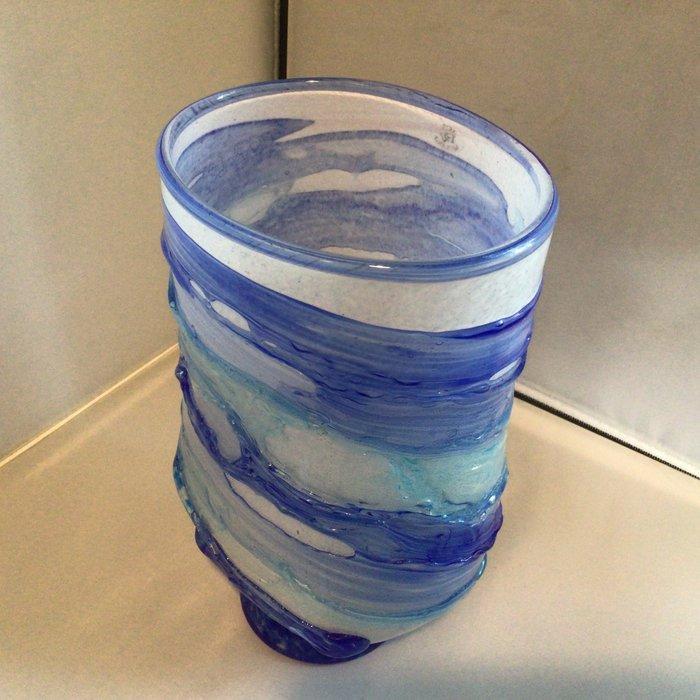 Murano - Diego Vidal - Vaas - Glas - Arte Murano vaas, Antiek en Kunst, Antiek | Glas en Kristal