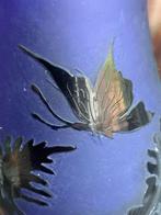 Loetz - Richard(?) - Vaas - florale vaas met vlinder - Glas, Antiek en Kunst