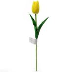 Tulp Realtouch Yellow/GEEL / stuks. 34cm. Gele tulp, Huis en Inrichting, Woonaccessoires | Kunstplanten en Kunstbloemen, Nieuw