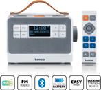 Lenco PDR-065WH - Draagbare DAB Radio voor Senioren - Eenvou, Verzenden, Zo goed als nieuw