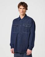 -42% Wrangler  Wrangler Casey jones utility shirt indigo  ma, Kleding | Heren, Overhemden, Verzenden, Nieuw, Blauw