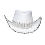 Bruiloft Cowboyhoed Bride Glitters, Nieuw, Verzenden