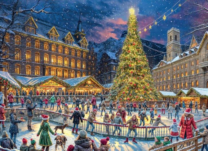 Kerstpuzzels - Diverse Merken - Groot Aanbod bij Puzzelplaza, Hobby en Vrije tijd, Denksport en Puzzels, Legpuzzel, Nieuw, 500 t/m 1500 stukjes
