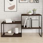 vidaXL Wandschappen 4 st 60x40x1,5 cm bewerkt hout bruin, Huis en Inrichting, Woonaccessoires | Wandplanken en Boekenplanken, Verzenden