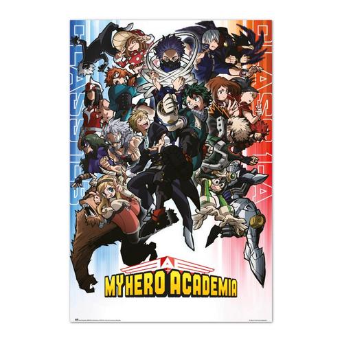 Poster My Hero Academia Class 1-A And Class 1-B 61x91,5cm, Verzamelen, Posters, Nieuw, A1 t/m A3, Verzenden