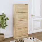 vidaXL Schoenenkast 63x24x147 cm bewerkt hout sonoma, Verzenden, Nieuw