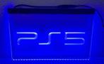 PS5 PS 5 neon bord lamp LED verlichting reclame lichtbak *bl, Verzamelen, Verzenden, Nieuw