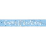 Banner 40 Jaar Blauw 2,74m, Verzenden, Nieuw