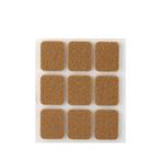Inofix Zelfklevende Vilt 29x23mm - Vierkant - Bruin - 9, Huis en Inrichting, Verzenden, Nieuw