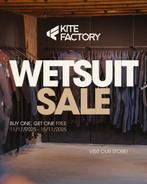 WETSUIT DEAL! 1+1 gratis bij KiteFactory, Watersport en Boten, Watersportkleding, Zo goed als nieuw, Wetsuit