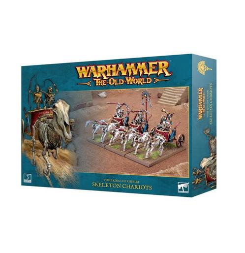 Tomb Kings of Khemri Skeleton Chariots (warhammer nieuw), Hobby en Vrije tijd, Wargaming, Nieuw, Ophalen of Verzenden