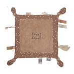 Zacht knuffeldoekje in bruin voor baby’s, ideaal voor geb., Kinderen en Baby's, Speelgoed | Knuffels en Pluche, Ophalen of Verzenden