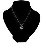 Kinderketting zilverkleurig met hartje NIEUW, Sieraden, Tassen en Uiterlijk, Kettingen, Ophalen of Verzenden, Nieuw, Grijs