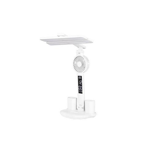 LED Bureaulamp | Summer | Wit | Met ventilator | CCT, Huis en Inrichting, Lampen | Tafellampen, Nieuw, Kunststof, Ophalen of Verzenden
