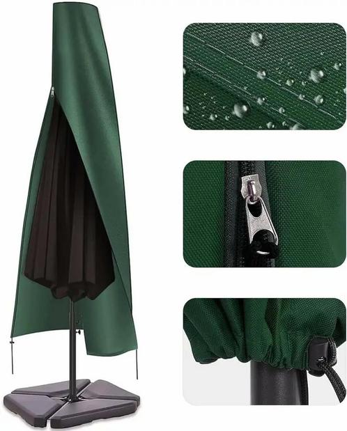 Parasolhoes 300 - 350 cm Groen, Tuin en Terras, Parasols, Ophalen of Verzenden