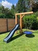 Schommel frame met glijbaan en schommel | Robuust frame Kip, Kinderen en Baby's, Speelgoed | Buiten | Speeltoestellen, Ophalen of Verzenden