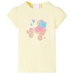 vidaXL Kindershirt 140 zachtgeel, Verzenden, Nieuw