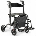 Duo Deluxe - Rollator en rolstoel in 1 - Opvouwbaar, Ophalen of Verzenden, Opvouwbaar, Nieuw