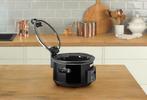 CrockPot Slow Cooker zwart 4,7L Klapdeksel new DNA, Verzenden, Zo goed als nieuw