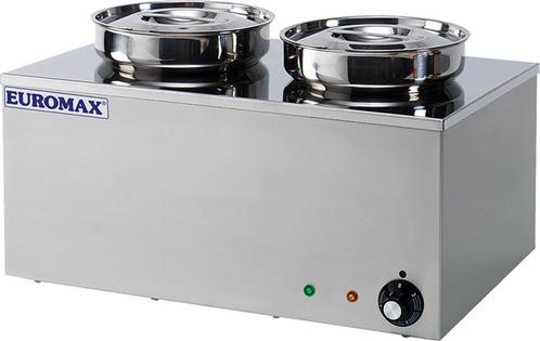 Euromax Euromax hetelucht bainmarie met twee ronde potten, Zakelijke goederen, Horeca | Keukenapparatuur, Verzenden
