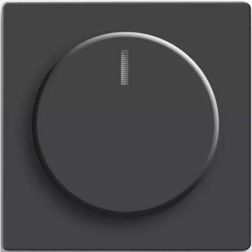 Busch Jaeger Future Linear draaiknop dimmer MAT Zwart, Doe-het-zelf en Verbouw, Elektra en Kabels, Nieuw, Ophalen of Verzenden