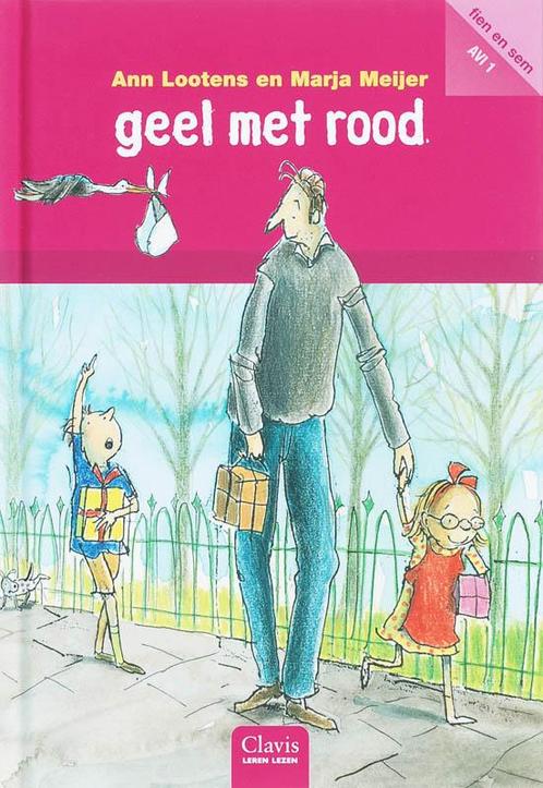 Geel met rood / Fien & Sem / AVI 1 9789044807455 A. Lootens, Boeken, Kinderboeken | Jeugd | onder 10 jaar, Gelezen, Verzenden