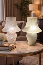 Nachtlampje - Glas - Set tafellampen - Paddenstoel