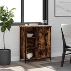 vidaXL Dressoir 70x30x80 cm bewerkt hout gerookt, Huis en Inrichting, Kasten | Dressoirs, Verzenden, Nieuw, 50 tot 100 cm, 25 tot 50 cm