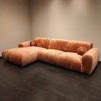 Hoekbank Nova Terra Terracotta Bruin €1499, Direct leverbaar, Verzenden, Hoekbank, Vierpersoons of meer, 300 cm of meer