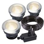 Grondspot Larch set | Zilvergrijs | 12V | Garden L, Tuin en Terras, Buitenverlichting, Ophalen of Verzenden, Nieuw