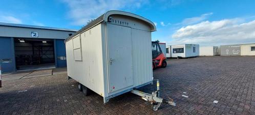 Schaftwagen keetwagen 4m snelverkeer (tandem)HS-1457, Zakelijke goederen, Machines en Bouw | Keten en Containers, Verzenden