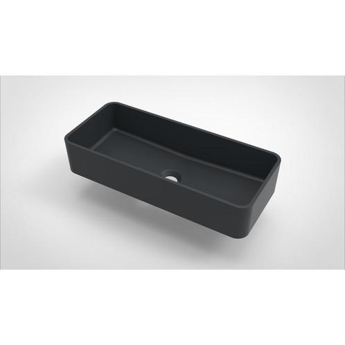 Opbouw Waskom Arcqua Case Rechthoek 60x26 cm Mat Antraciet, Doe-het-zelf en Verbouw, Sanitair, Overige typen, Nieuw, Ophalen of Verzenden