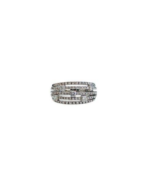 Ring - 18 karaat Witgoud, Sieraden, Tassen en Uiterlijk, Ringen