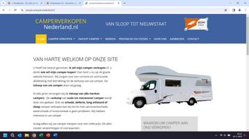 camper verkopen,  inkoop camper,  van oud tot nieuwstaat beschikbaar voor biedingen