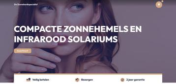 Infra rood zonnehemel voor behandeling spieren en gewrichten