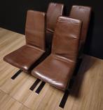 Rolf Benz - Stoel (4) - 7800 - Leder, Staal