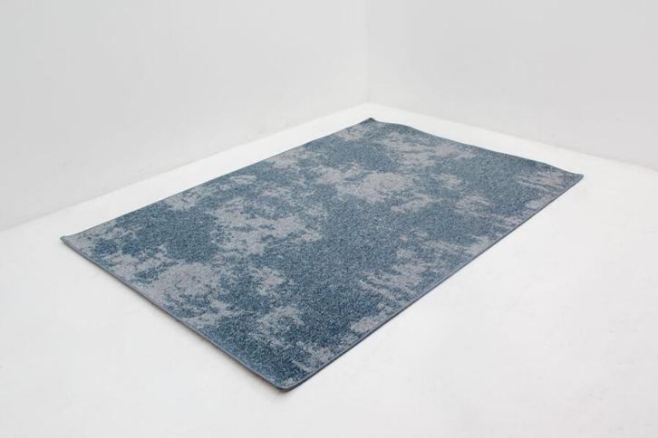 Vloerkleed blauw / grijs, Zakelijke goederen, Kantoor en Winkelinrichting | Kantoormeubilair en Inrichting, Overige typen, Gebruikt