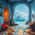 Laurent Chimento (XX-XXI) - Le salon des marées, Antiek en Kunst