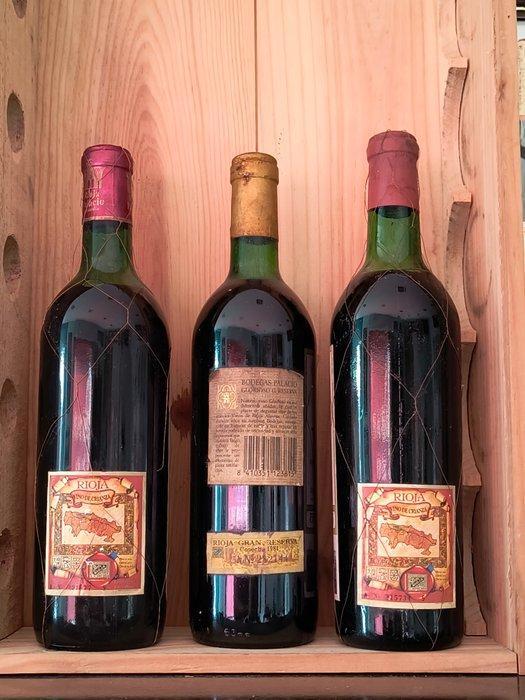 1955, 1959, 1981 Bodegas Palacio, Glorioso - Rioja Cosecha, Verzamelen, Wijnen