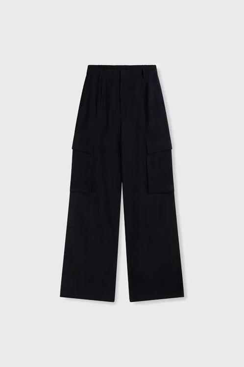 -40% Alix The Label  Alix The Label Linen cargo pants -  maa, Kleding | Dames, Broeken en Pantalons, Zwart, Nieuw, Verzenden