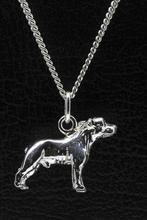 Zilveren Staffordshire bull terrier oren gecoupeerd ketti..., Sieraden, Tassen en Uiterlijk, Verzenden, Nieuw