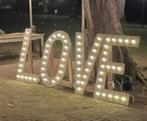 Huur, huren LOVE verlichte grote letters, bruiloft - 120 cm, Hobby en Vrije tijd, Feestartikelen | Verhuur, Nieuw, Ophalen of Verzenden