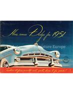 1951 DODGE CORONET, MEADOWBROOK, WAYFARER BROCHURE ENGELS, Nieuw, Author