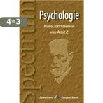 Psychologie Ruim 4000 Termen 9789027461728 A. Bergsma, Verzenden, Gelezen, A. Bergsma